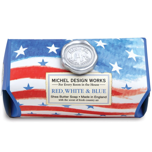 Hånd & Badesæbe Red White & blue Michel Design Works 250 gram