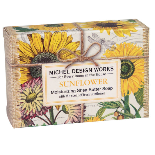 Hånd og badesæbe i box SunflowerMichel Design Works 127 gram