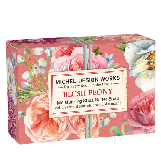 Hånd og badesæbe i box Blush peony Michel Design Works 127 gram