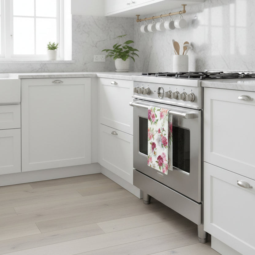 Viskestykke Blush Peony | Michel Design Works Viskestykke Michel Design Works