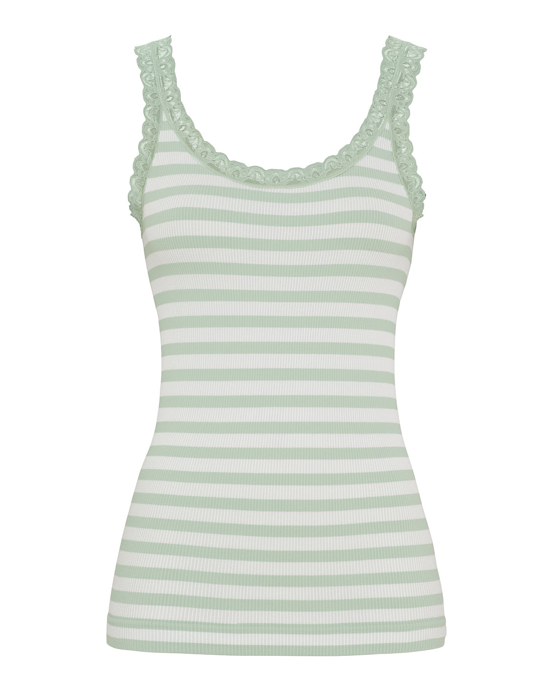Tim & Simonsen ISA Stripe Top – flere farver Tim & Simonsen Menta-Bianco S/M