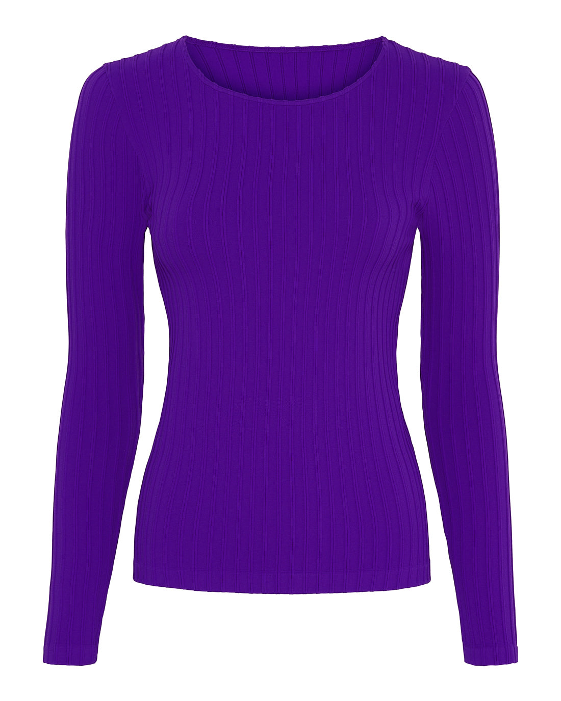 Pamela rib LS Langærmet Bluse Lilla – Tim & Simonsen Tim & Simonsen One-size