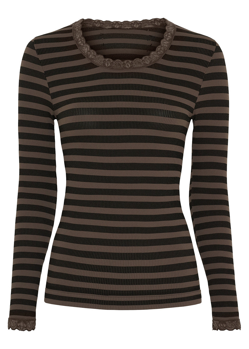 Tim & Simonsen ISA FRIDA Stripe Top – langærmet, flere farver Tim & Simonsen Nero-Noce S/M