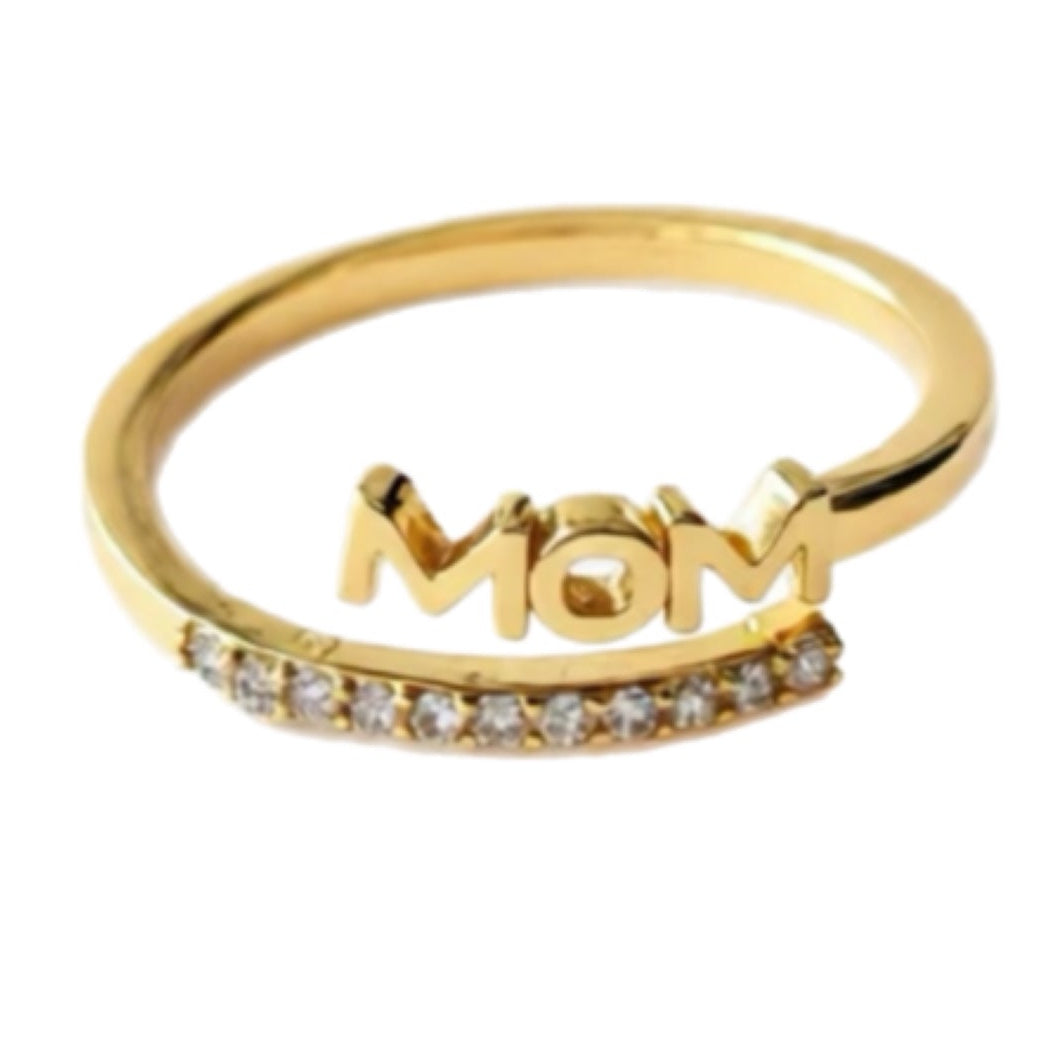 Tim & Simonsen MOM Ring – 18K guldbelagt rustfrit stål