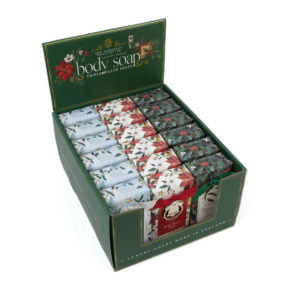 Blooms Sæbebar 200g - Luksus Julesæbe i 3 Dufte The Somerset Toiletry Company