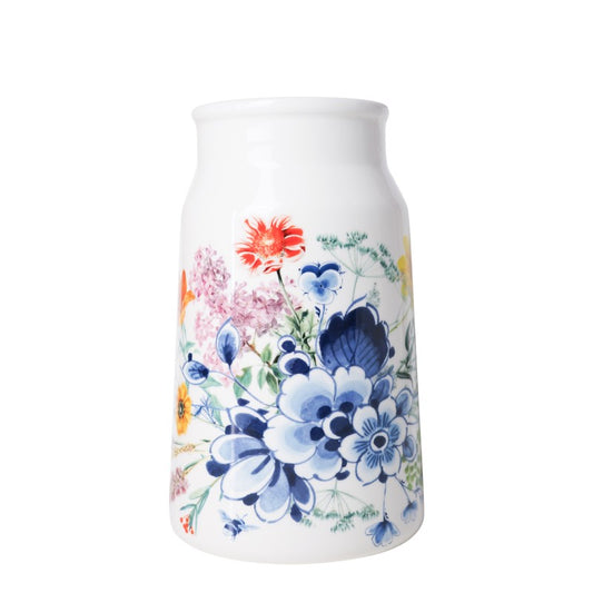 Mælkekande Vase med Vildblomster – Delfts Blå, 25,5 cm Heinen Delfts Blauw