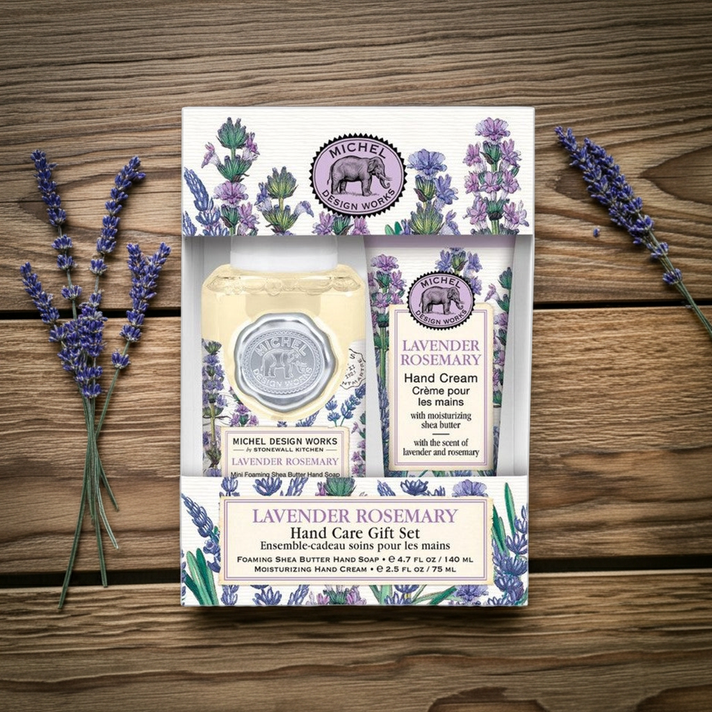 Gaveæske Lavender Rosemary Michel Design Works Gavesæt Michel design works