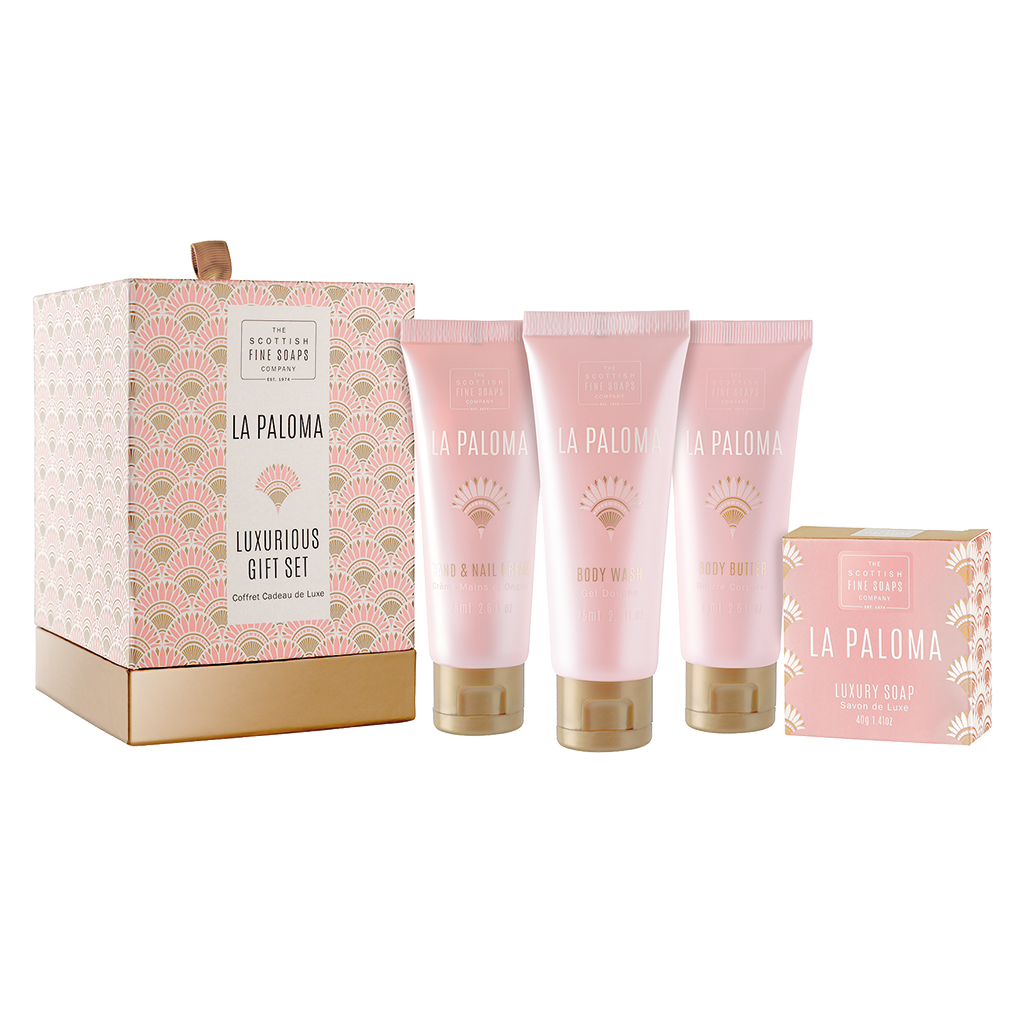La Paloma  Gavesæt Scottish fine soap company
