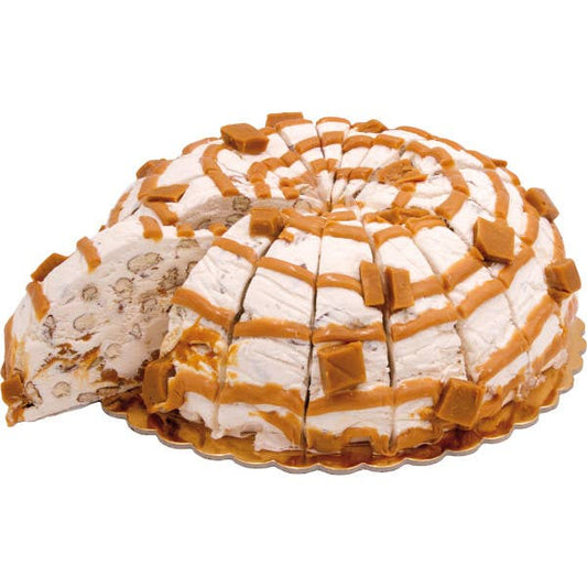 Chokolade fransk nougat med saltet karamel