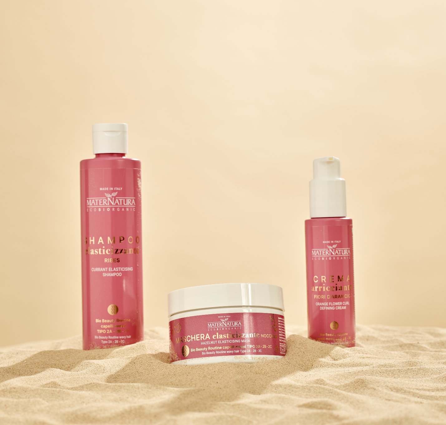 Krøllecreme 100ml – Appelsinblomst til Bølget Hår 2a-2b-2c MaterNatura