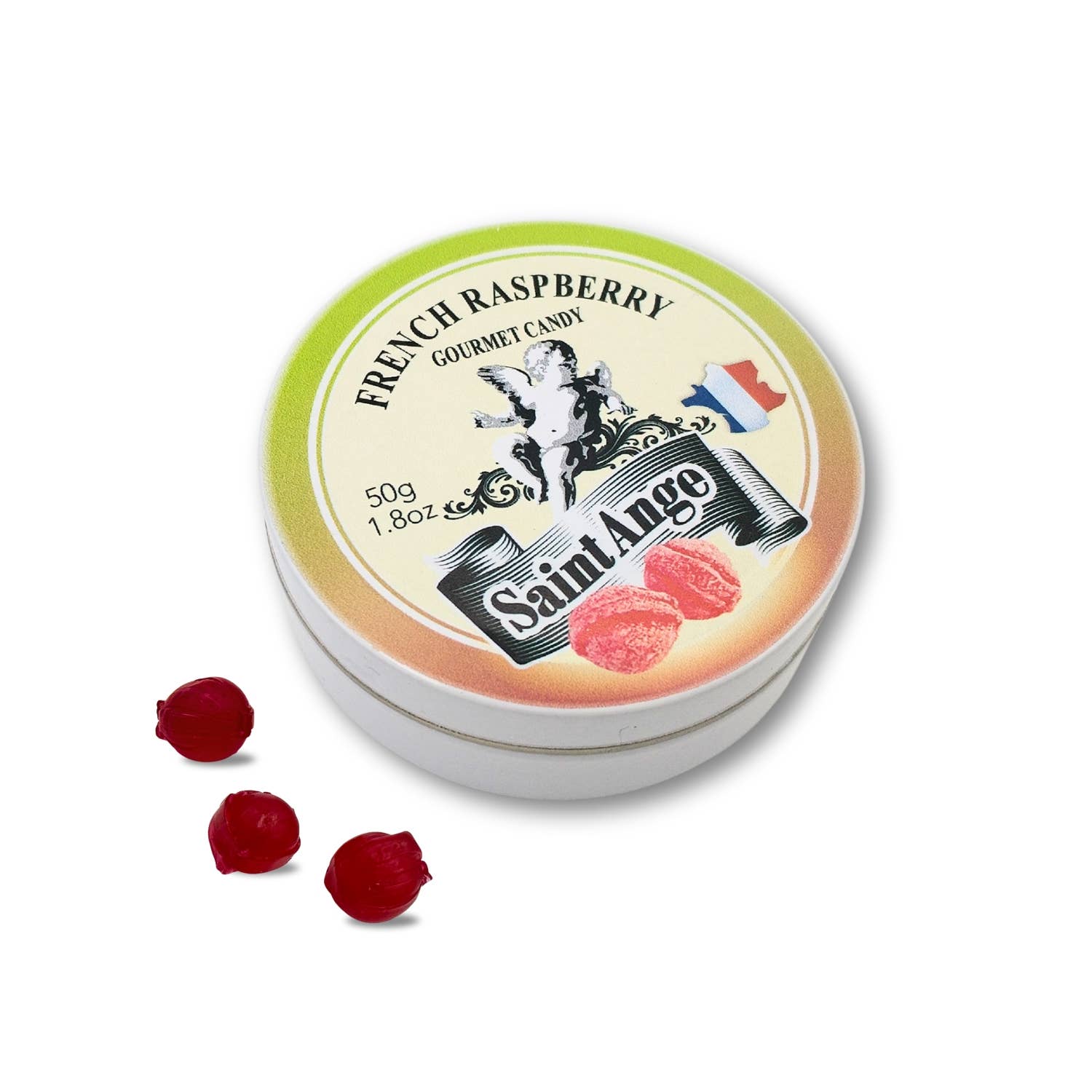 Saint-Ange Framboise - Traditionelle Franske Hindbærslik Bonbon-France