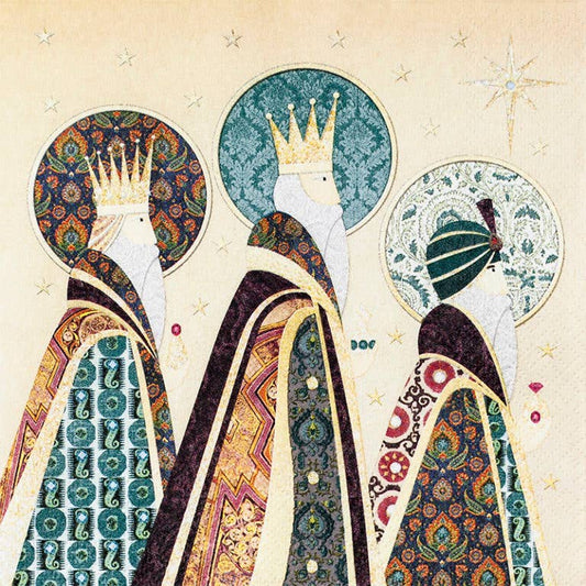 Frokostservietter Three Kings – 20 stk. – 33 × 33 cm | Home Fashion Frokost servietter Home Fashion - Carl Dietrich GmbH