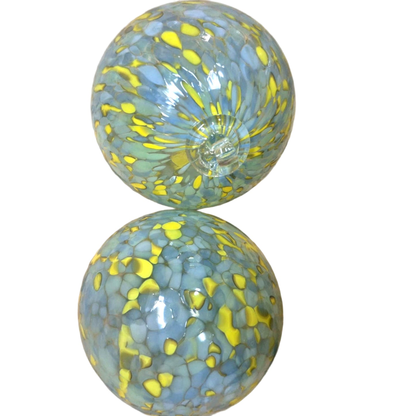 Anna Von Lipa Julekugle i Glas - Confetti Anna Von Lipa Turkisgrøn-gul