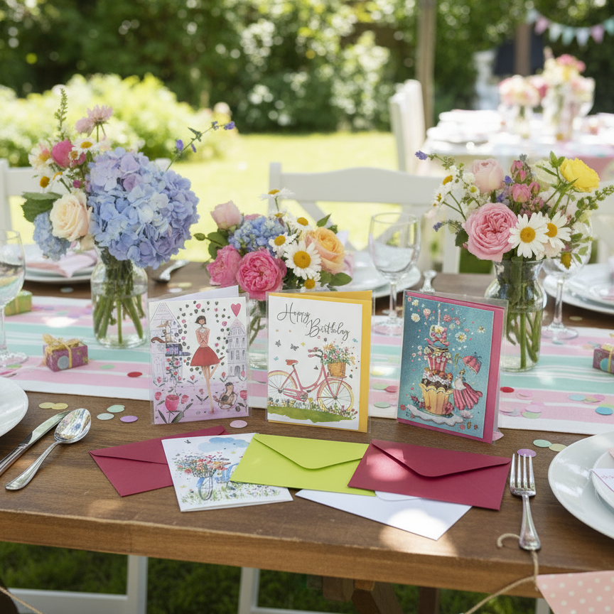 Mini Kort 8,5 x 6,5 cm med kuvert Edition Gollong