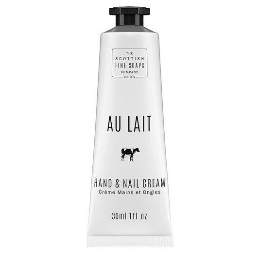 Au Lait Hand & Nail cream 30ml the scottish fine soaps company