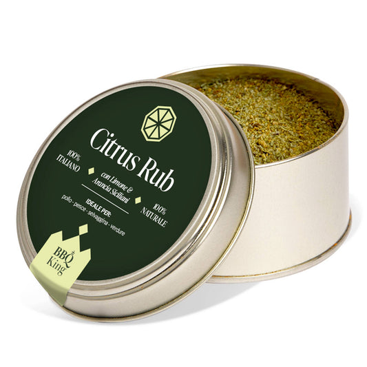 BBQ King Citrus Rub 70g - Økologisk Citron og Appelsin Krydderi BBQ King