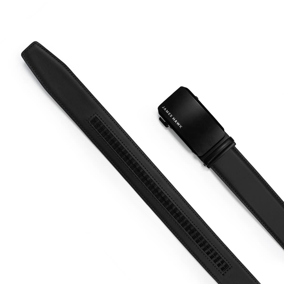 Automatisk Læderbælte til Mænd - Uden Huller med Gaveæske | James Hawk Apparel & Accessories James Hawk
