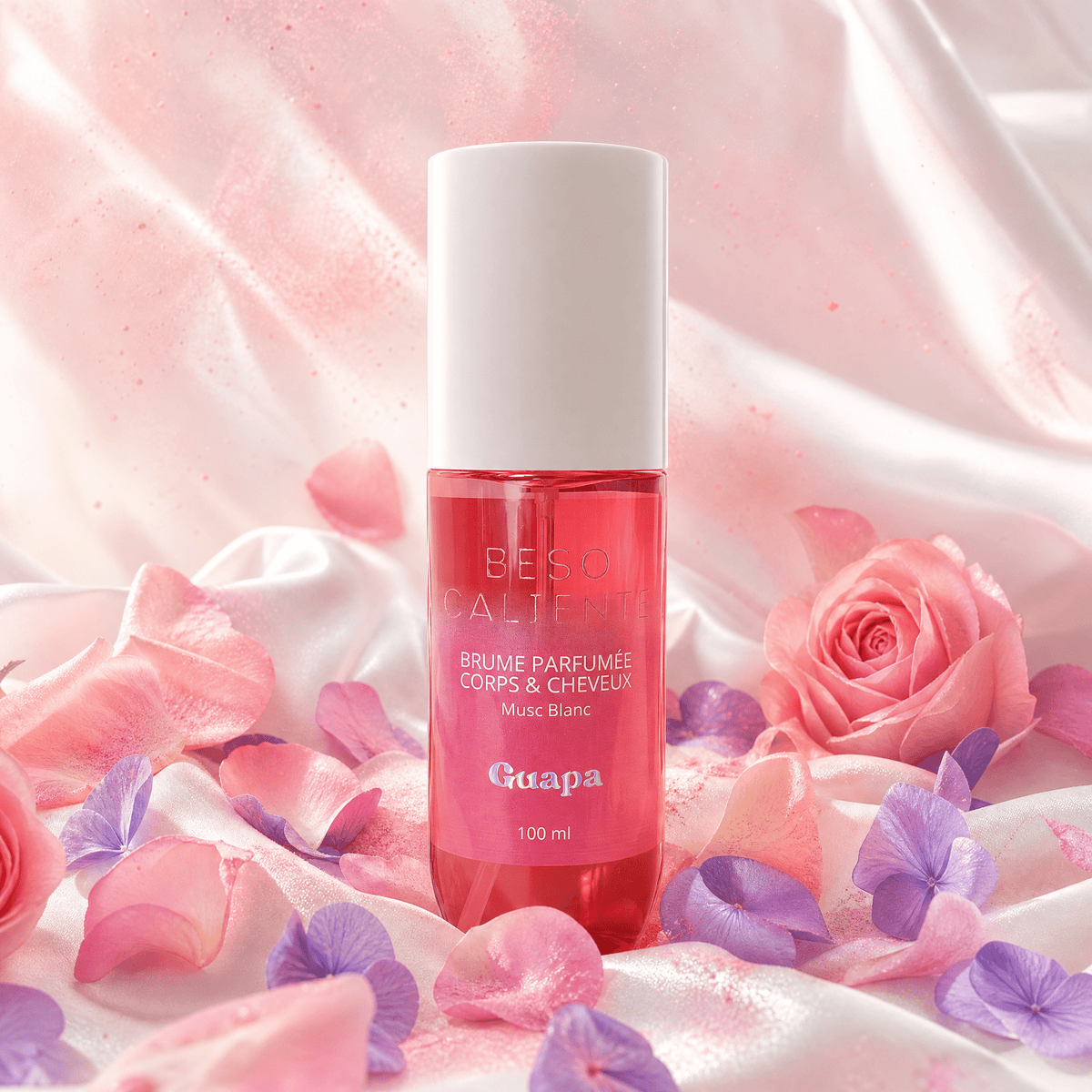 Parfumeret mist til krop og hår – Guapa – Hvid moskus – 100 ml Kropspleje Guapa