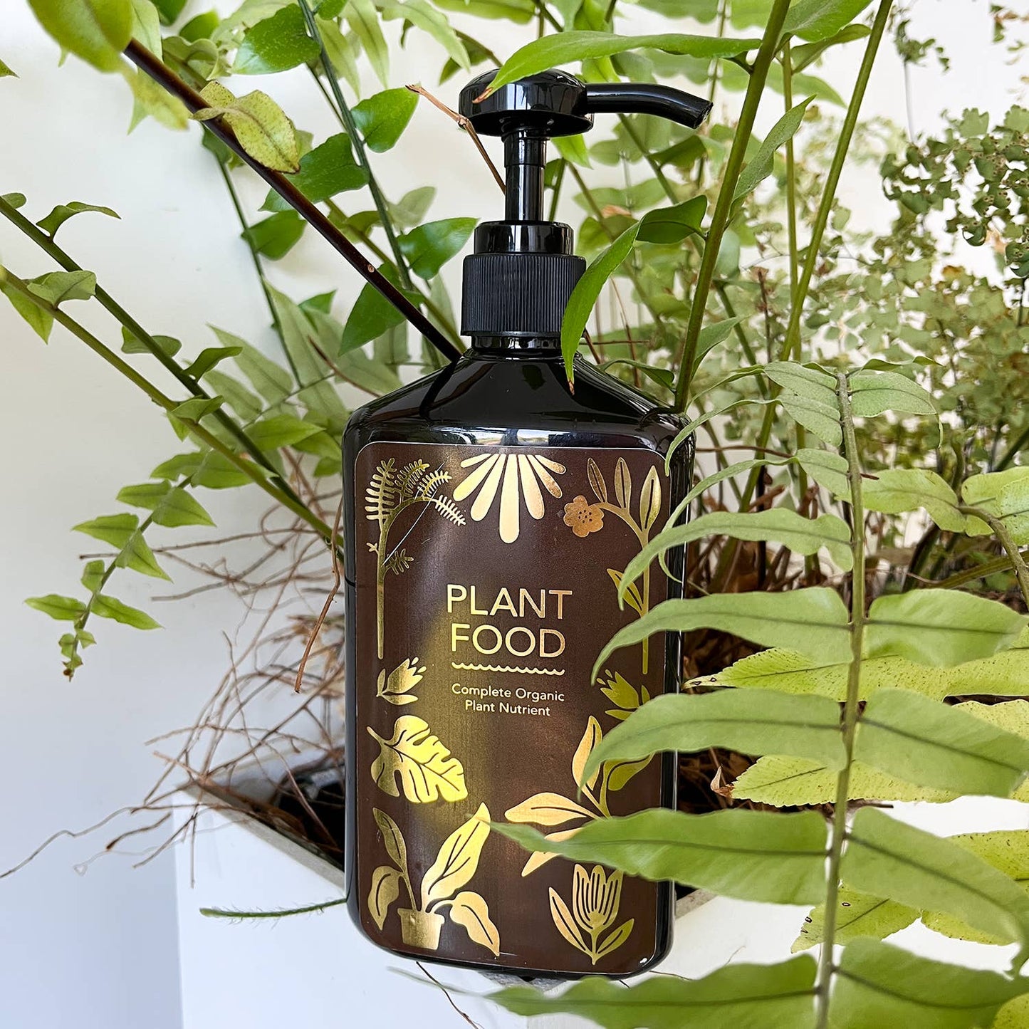 Komplet Økologisk Plantenæring 450 ml – Pumpeflaske Botanopia
