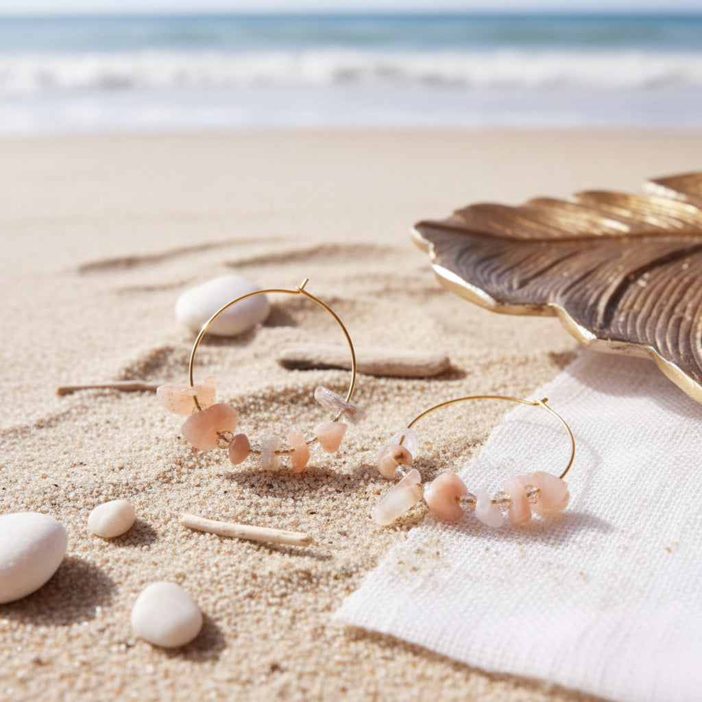 Øreringe creoler Solsten GINANDGER