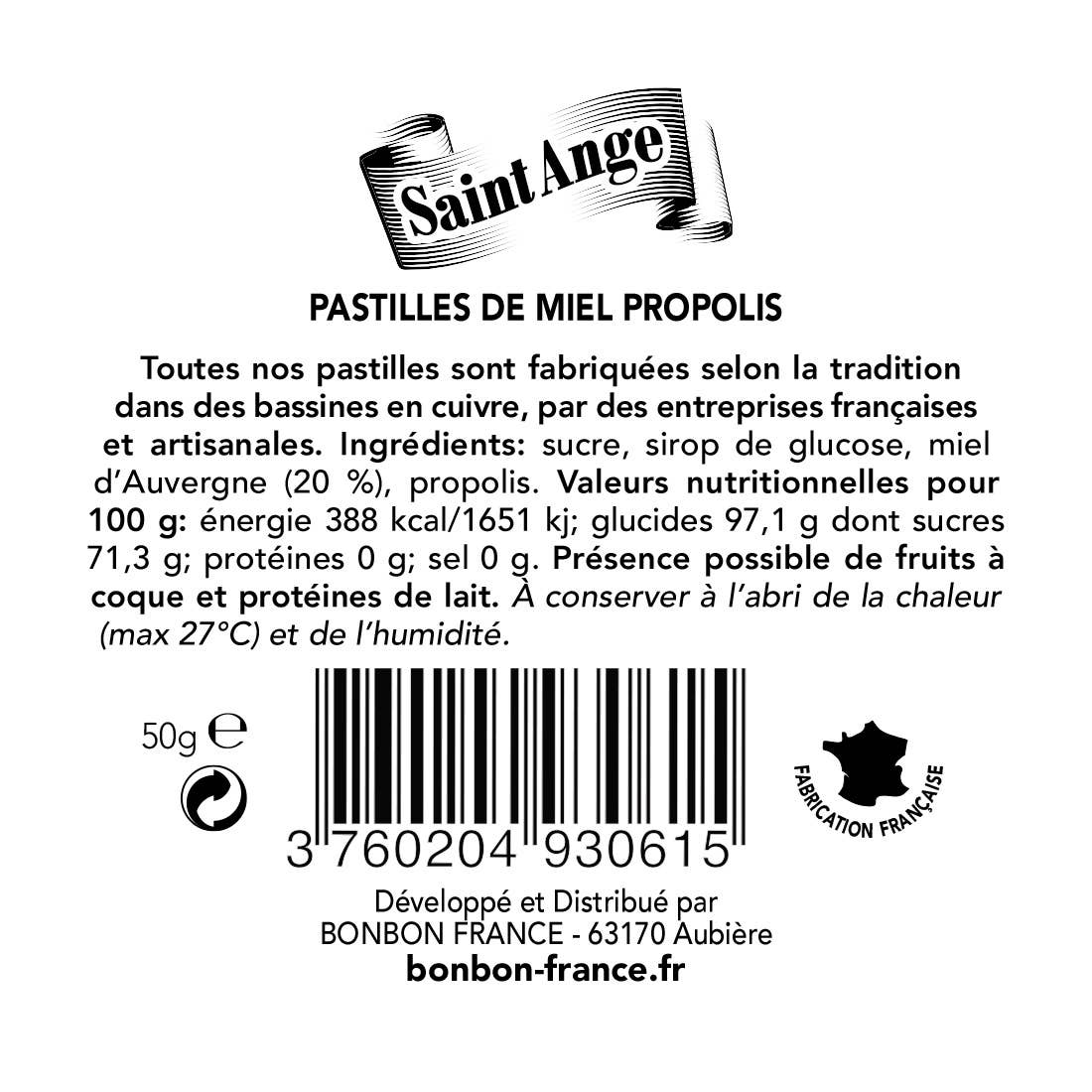 Saint-Ange honning propolis