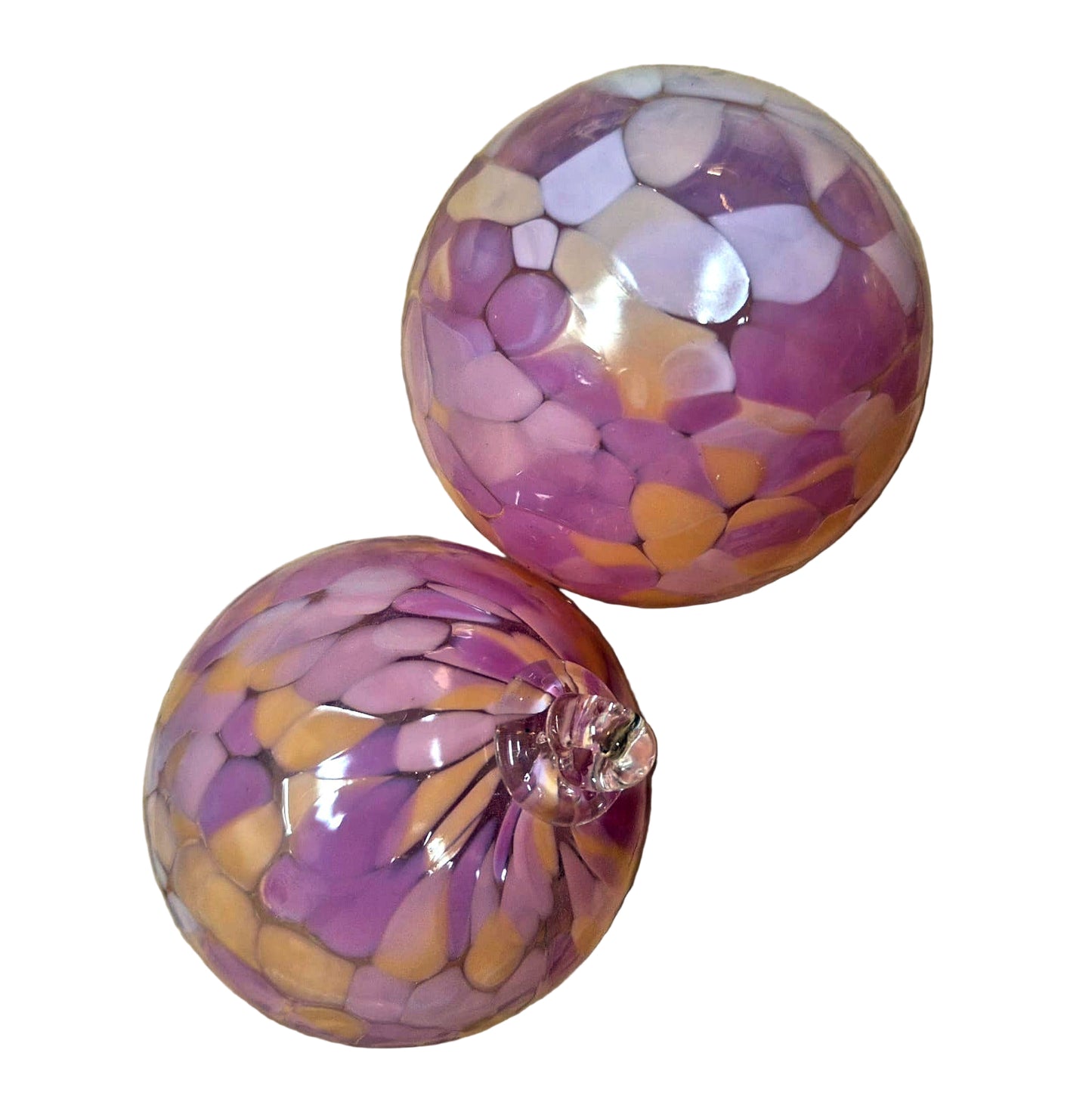 Anna Von Lipa Julekugle i Glas - Confetti Anna Von Lipa Lilla-Fersken