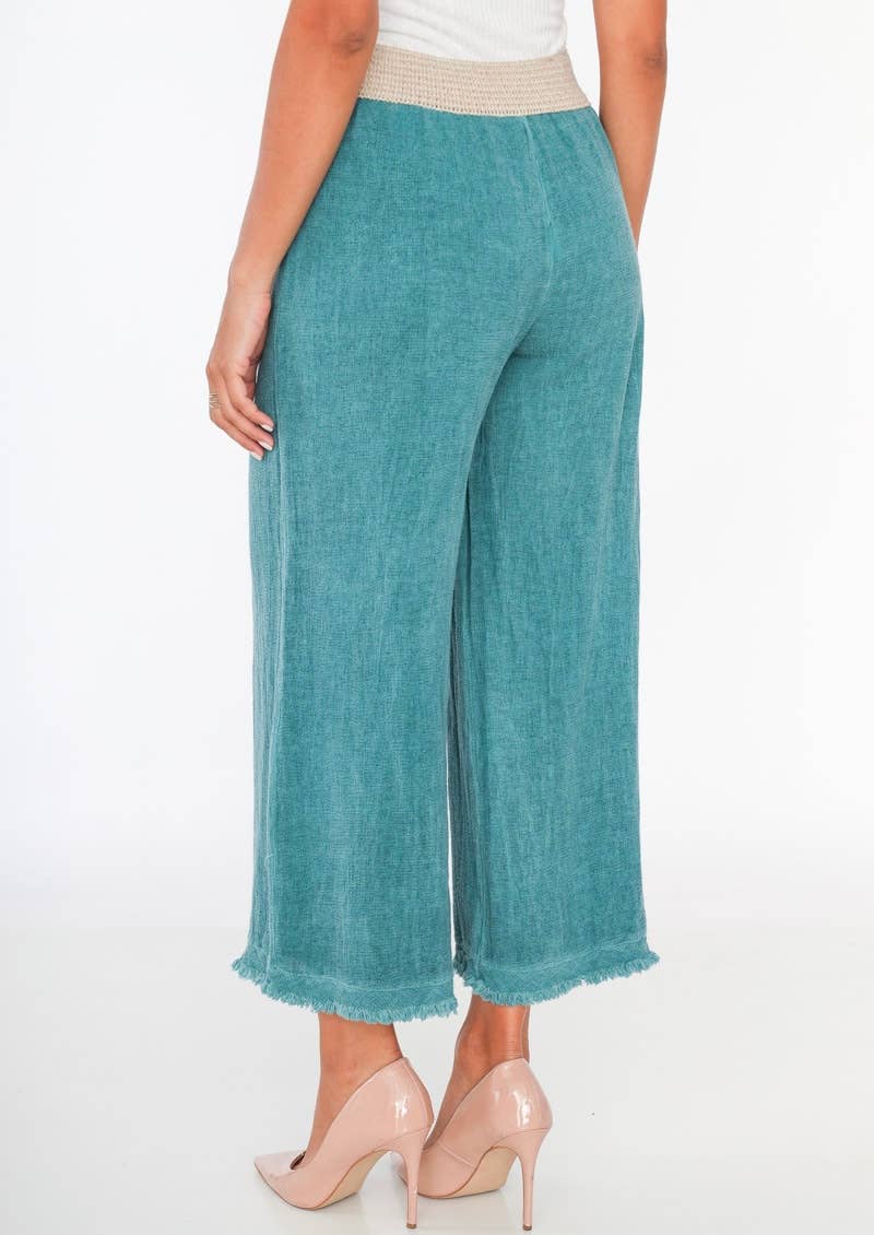 Bomuld & Hør Bukser - Flere Farver LINEN & COTTON HOUSE