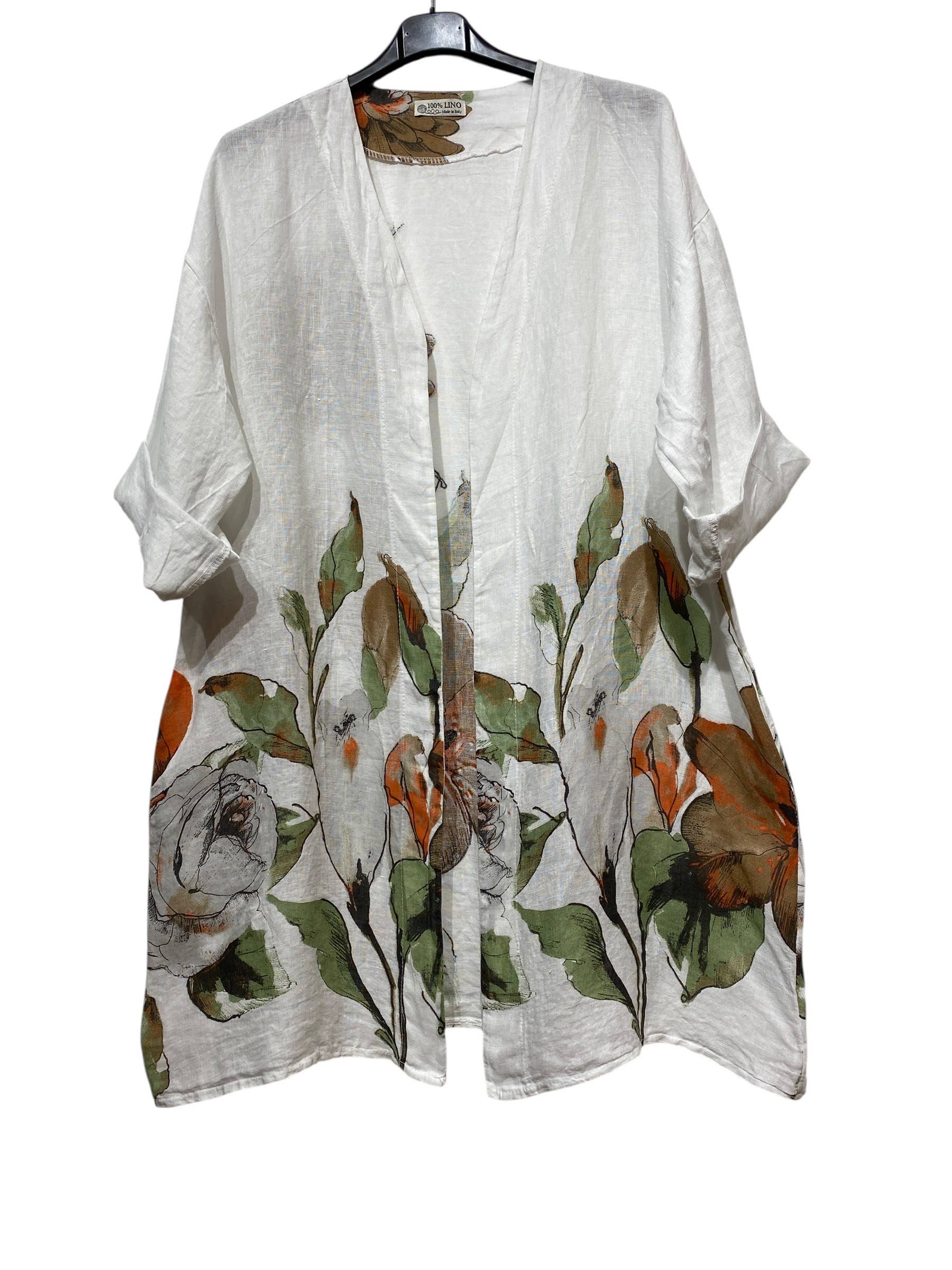 Oversized Hør Jakke - LINEN & COTTON HOUSE Jakke LINEN & COTTON HOUSE