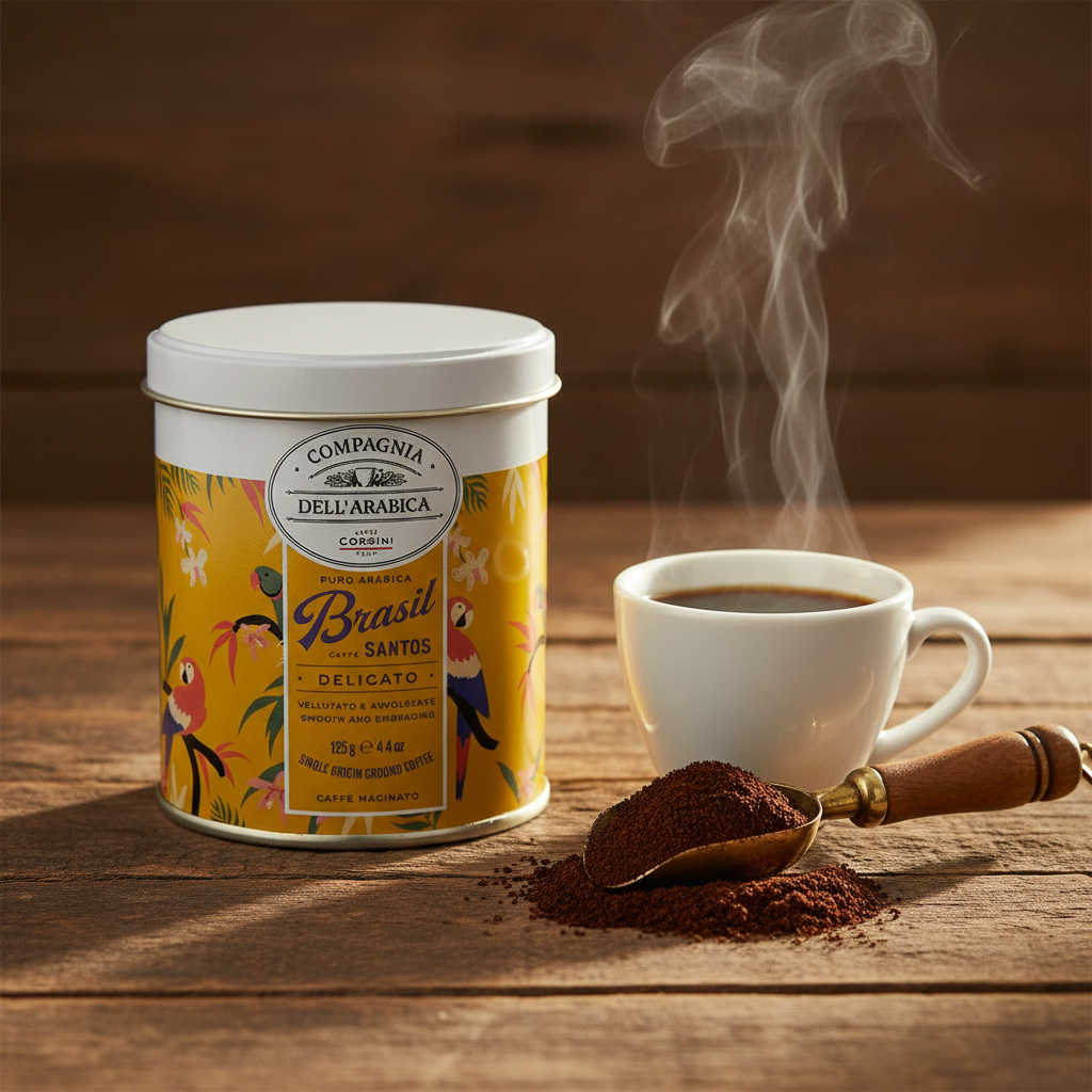 Brasil Santos Kaffe - 100% Arabica 125g Kaffe Caffe Corsini