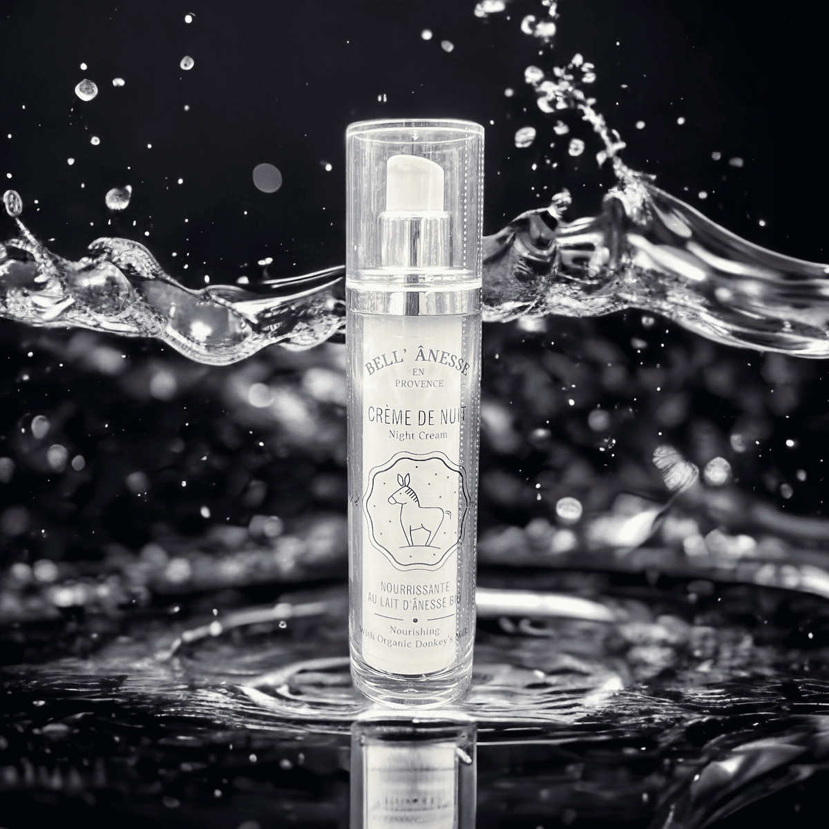 Nærende natcreme med økologisk æselmælk – 50 ml Ansigtscreme Bell' Ânesse en Provence