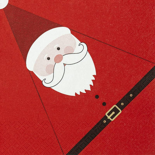 Juleservietter Fold Me Santa – 20 stk. | Home Fashion jule serviet Home Fashion - Carl Dietrich GmbH