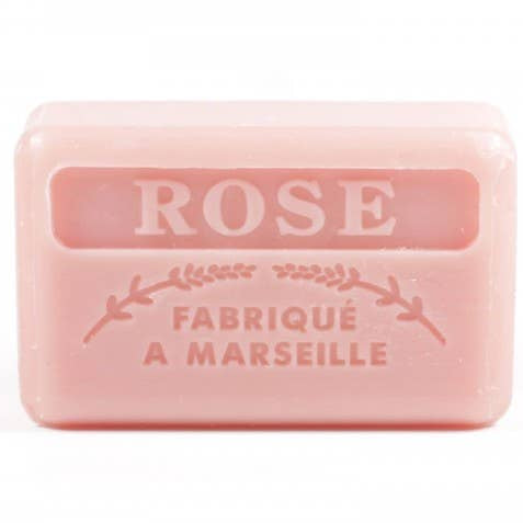 Marseille Sæbe Rose 125g - Håndlavet med Sheasmør Marseille sæbe Savons.nl - Savon de marseille distributeur