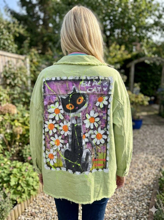 Oversize Jakke med Grafisk Print KAT – Victoria & Isaac VICTORIA&ISAAC