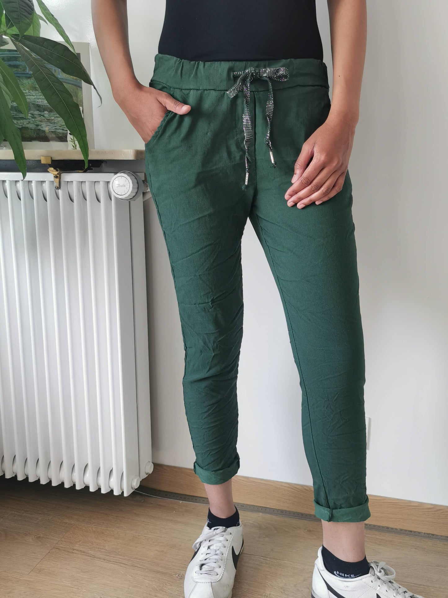 Miracle Buks Panta med Lommer - Flere Farver | ZAFA PARIS ZAFA PARIS gran grøn