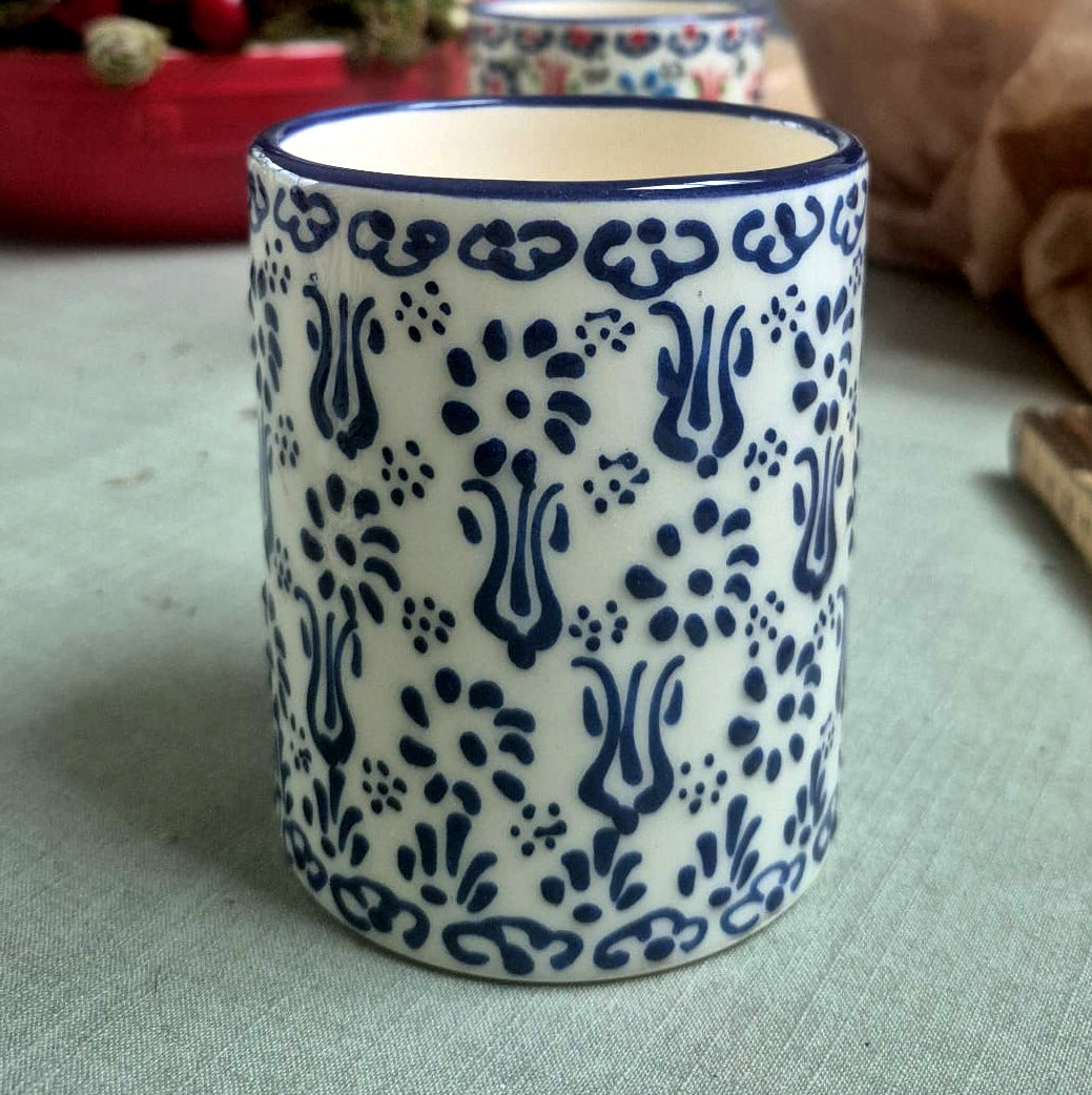 Håndmalet Keramik Krus Ottoman - Tyrkisk Håndværk Ottoman Blå