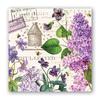 Frokost servietter Lilac and Violets Michel Design works