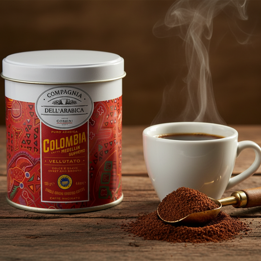 Colombia Kaffe Formalet - 100% Arabica fra Medellín 125g Kaffe Caffe Corsini