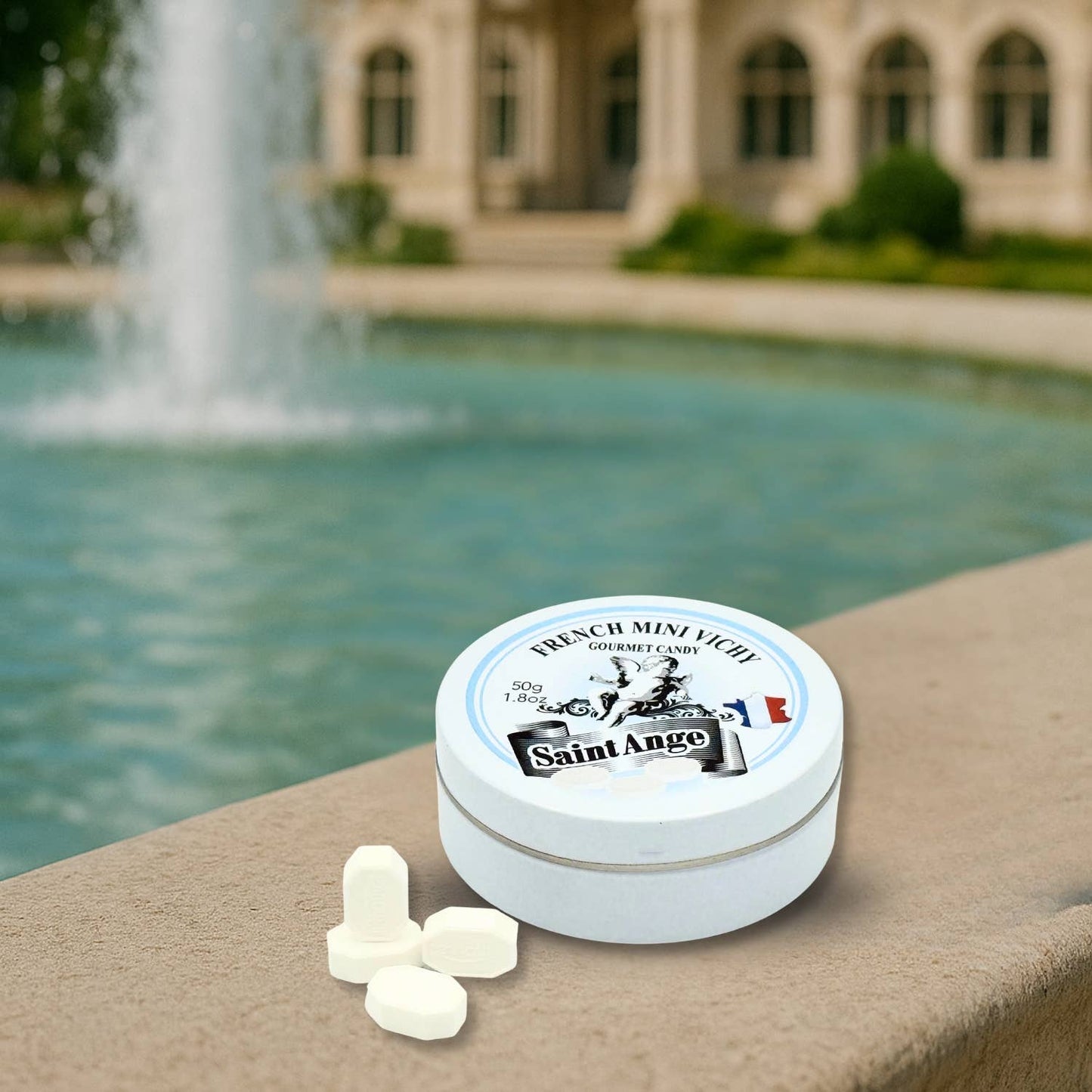 Saint-Ange Vichy Pastiller 50g - Traditionelle Franske pastiller Bonbon-France