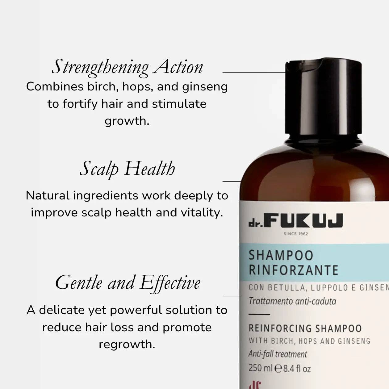 Styrkende Shampoo mod hårtab Dr. Fukuj