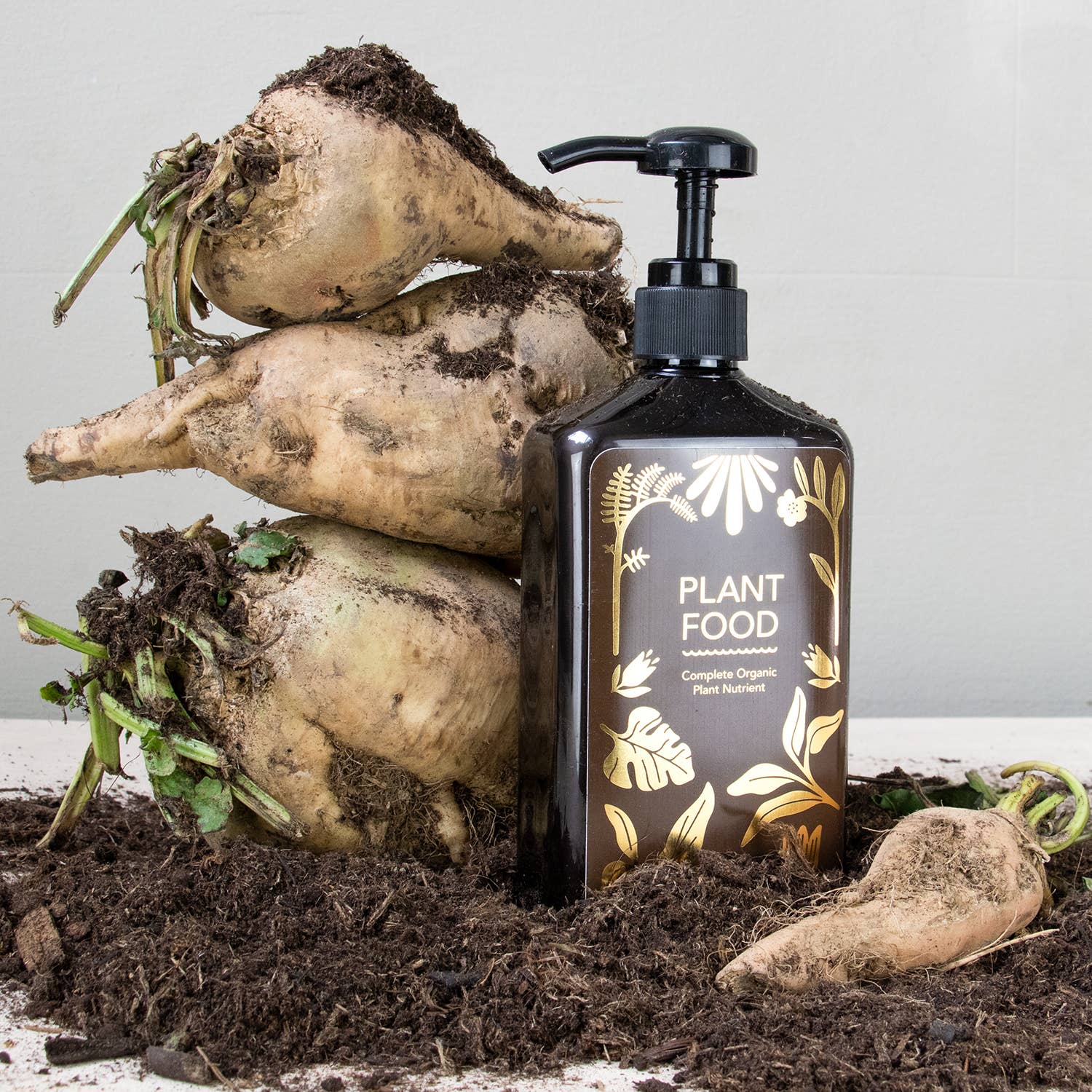 Komplet Økologisk Plantenæring 450 ml – Pumpeflaske Botanopia