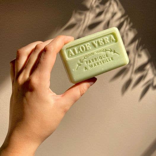 Savonnette Marseillaise med aloe vera, 125 g | Savon de Marseille Faste sæber Savons.nl - Savon de marseille distributeur