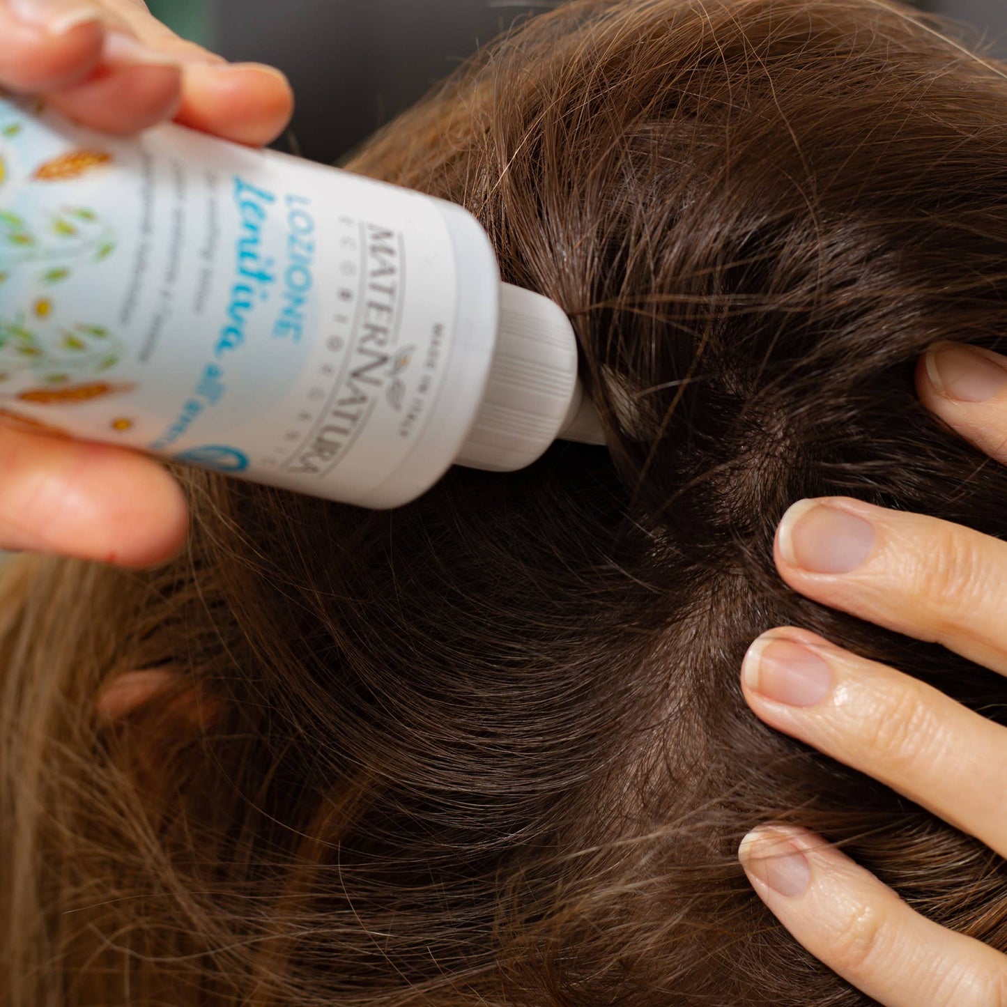 Beroligende Hovedbundslotion 150ml – Havre til Følsom Hud MaterNatura