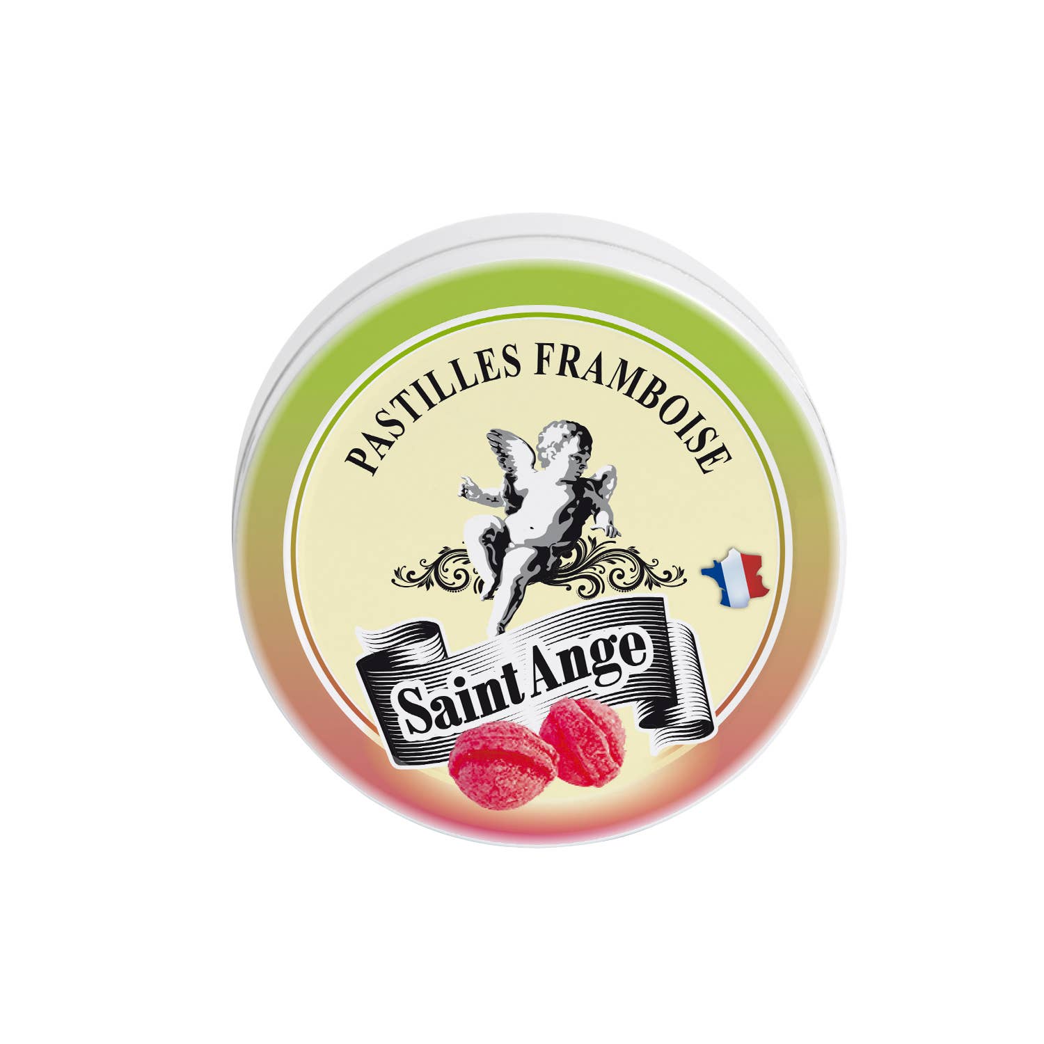 Saint-Ange Framboise - Traditionelle Franske Hindbærslik Bonbon-France
