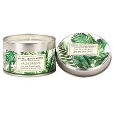 Duftlys rejselys Palm Breeze Michel Design Works duftlys Michel design works