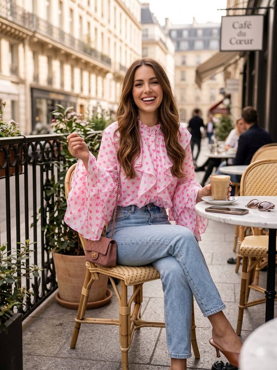 Flæsebluse Tencel fås i flere farver– LINEN & COTTON HOUSE Bluser LINEN & COTTON HOUSE