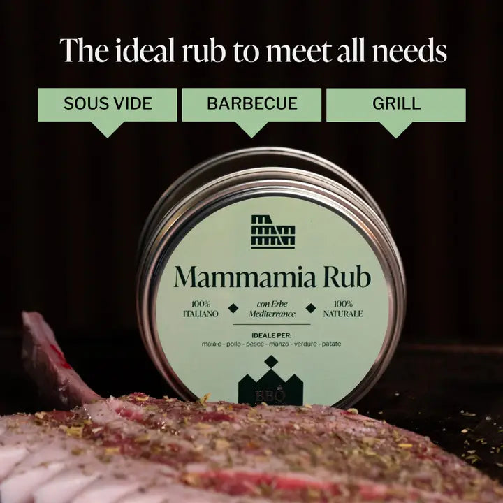 BBQ King Mammamia Rub – Middelhavskrydderier til Grill BBQ King