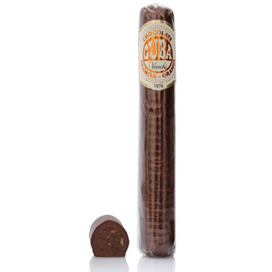 Mørk cokolade cigar med orange smag 100 gram