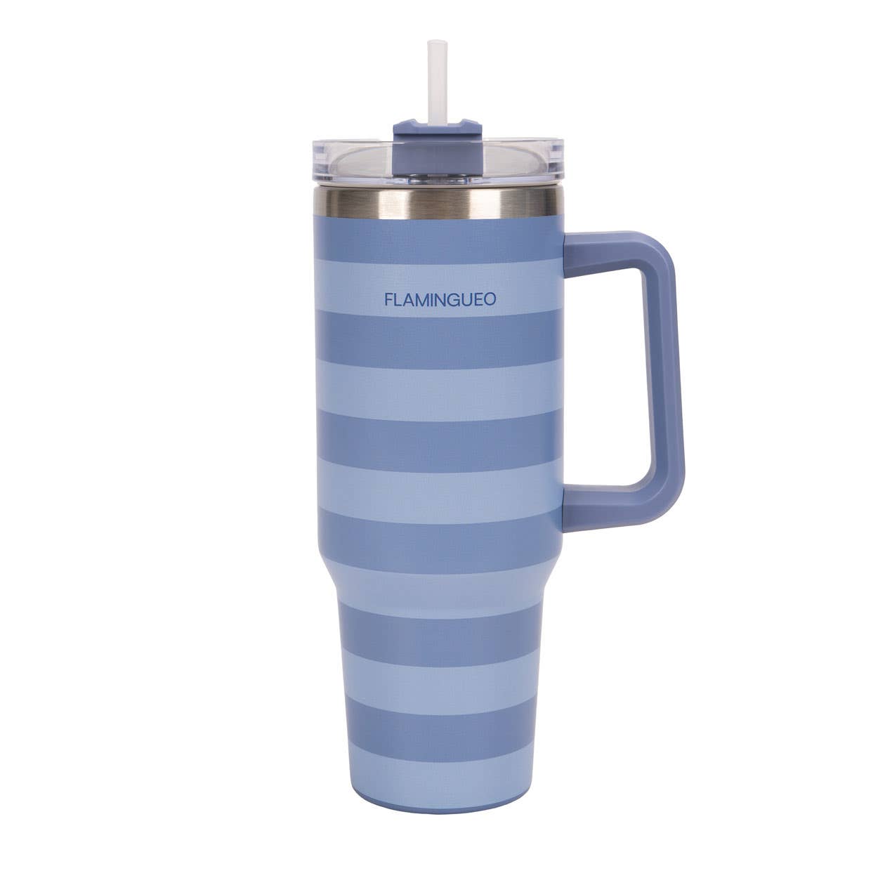 Termoflaske Rustfrit Stål 1,18L Blå Stribet - Flamingueo Flamingueo