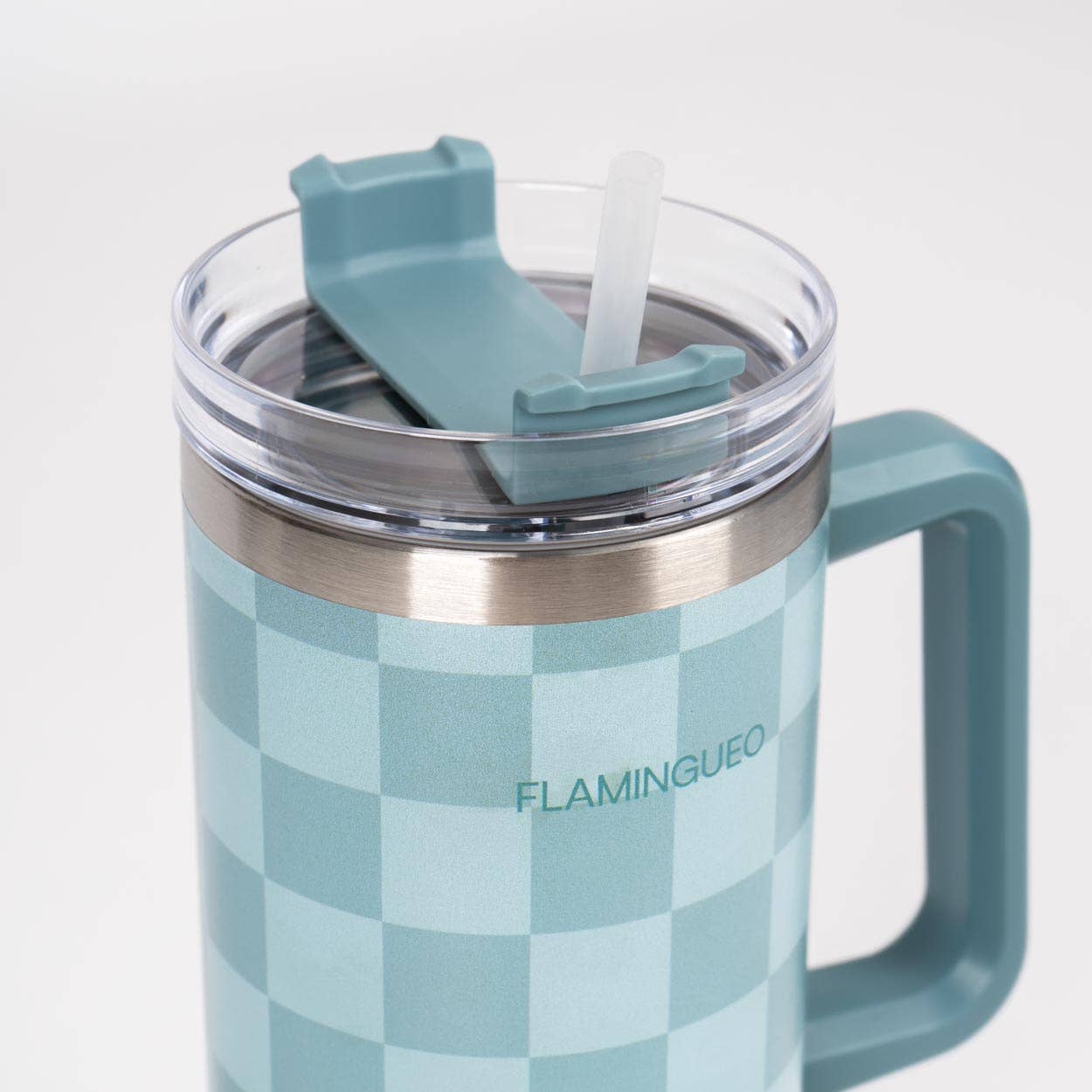 Termoflaske Rustfrit Stål 1,18L Grøn Ternet - Flamingueo Flamingueo