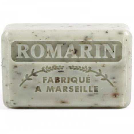 Marseille Rosmarin Skrubsæbe 125g - Håndlavet med Sheasmør Marseille sæbe Savons.nl - Savon de marseille distributeur